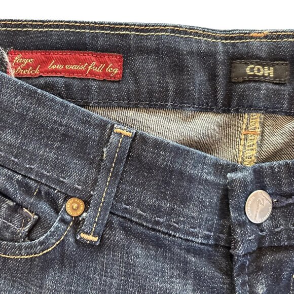 Citizens of Humanity Faye Flare Jeans Women’s 27 Dark Wash Stretch Low Waist - Picture 5 of 6